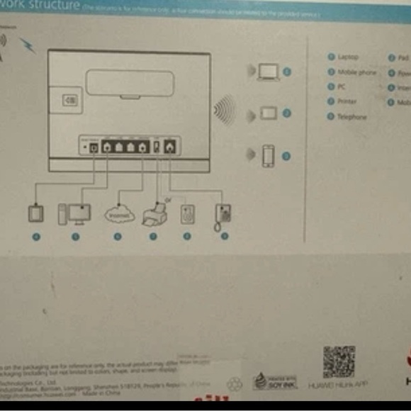Huawei B315s-519 Locked 4G LTE 150 Mbps WiFi Router - Picture 3 of 4